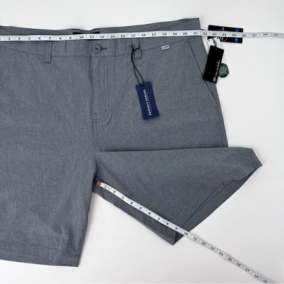 NWT Travis Mathew Size 42 Beck Golf Shorts Color Light Gray - Picture 12 of 12